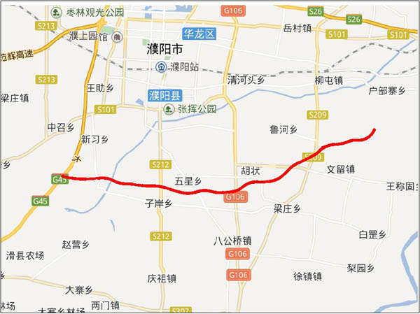 濮阳至卫辉高速公路濮阳段工程地质勘察（2017）
